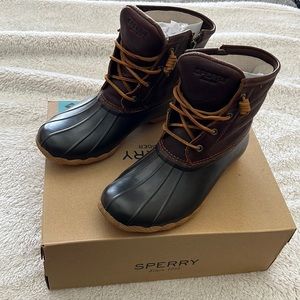 Sperry - Saltwater Tan/Dark Brown Duck Boot